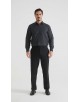 1506201-13 Chemise coupe droite à motifs - Noir