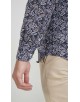 1506202-04 Chemise coupe droite à motifs - Marine