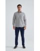 1506203-01 Chemise coupe droite à motifs - Blanc