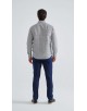 1506203-01 Chemise coupe droite à motifs - Blanc