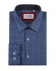 1506203-11 Chemise coupe droite à motifs - Bleu
