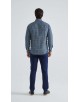 1506203-02 Chemise coupe droite à motifs - Marine