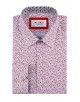 1506203-05 Chemise coupe droite à motifs - Rose