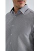1506203-08 Chemise coupe droite à motifs - Blanc