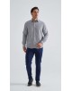 1506203-08 Chemise coupe droite à motifs - Blanc