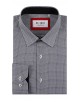 1506203-08 Chemise coupe droite à motifs - Blanc