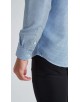 1506203-09 Chemise coupe droite à motifs - Bleu