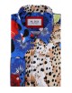 1506208-02 Chemise coupe droite à motifs