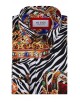 1506208-03 Chemise coupe droite à motifs