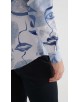 1506208-10 Chemise coupe droite à motifs - Blanc