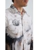 1506208-11 Chemise coupe droite à motifs
