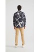 1506208-12 Chemise coupe droite à motifs - Marine