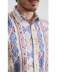 1506208-17 Chemise coupe droite à motifs - Multi