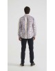 1506208-17 Chemise coupe droite à motifs - Multi