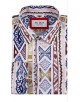1506208-17 Chemise coupe droite à motifs - Multi