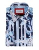 1506209-10 Chemise coupe droite à motifs