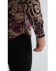 1506209-09 Chemise coupe droite à motifs