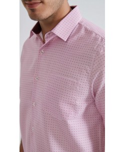 1506304-11 Patterned sleeveless shirt comfort fit - Pink