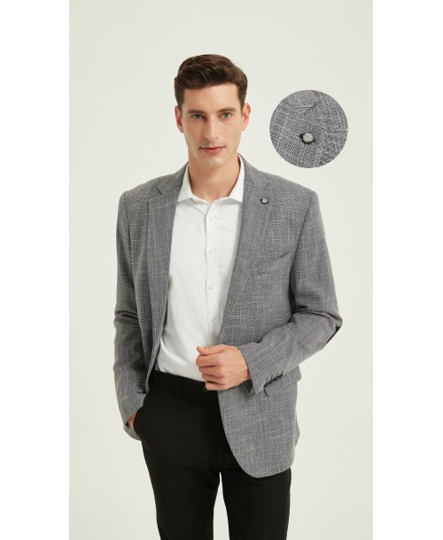 BLZ-007 Blazer à coudières - Bleu