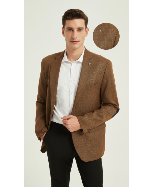 BLZ-008 Blazer à coudières - Marron