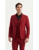 COS-H030 Costume 3 pcs (T46 à T58) - Rouge foncé