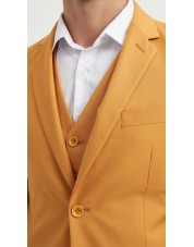 COS-H031M Costume 3 pcs (T46 à T58) - Moutarde