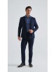COS-H050 Costume croisé 2 pièces (T46 à T58) - Marine