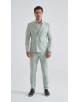 COS-H053 Costume croisé 2 pièces (T46 à T58) -  Vert sauge