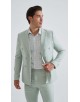 COS-H053 Costume croisé 2 pièces (T46 à T58) -  Vert sauge