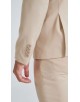 COS-H055 Costume croisé 2 pièces (T46 à T58) - Beige
