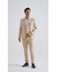 COS-H055 Costume croisé 2 pièces (T46 à T58) - Beige