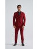 COS-H058 Costume croisé 2 pièces (T46 à T58) - Rouge