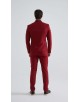 COS-H058 Costume croisé 2 pièces (T46 à T58) - Rouge
