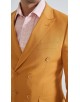 COS-H059 Costume croisé 2 pièces (T46 à T58) - Moutarde