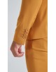 COS-H059 Costume croisé 2 pièces (T46 à T58) - Moutarde