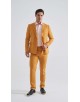 COS-H059 Costume croisé 2 pièces (T46 à T58) - Moutarde