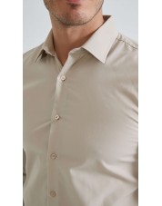 SLIM1009-84 Chemise slim fit - Beige