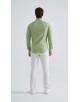 SLIM1009-87 Chemise slim fit - Vert sauge