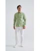 SLIM1009-87 Chemise slim fit - Vert sauge