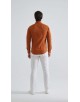 SLIM1009-88 Chemise slim fit - Terracotta