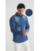 DN-J052-01 Chemise jean - Bleu foncé