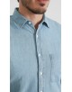 DN-J052-02 Chemise jean - Bleu