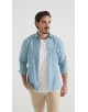 DN-J052-02 Chemise jean - Bleu