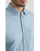 DN-J052-03 Chemise jean - Bleu ciel