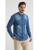 DN-J053-01 Chemise jean - Bleu foncé