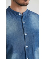 DN-J053-01 Chemise jean - Bleu foncé