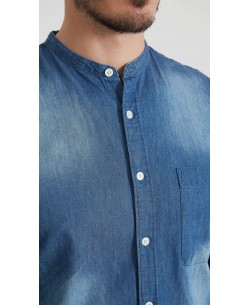 DN-J053-01 Chemise jean - Bleu foncé