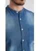 DN-J053-01 Chemise jean - Bleu foncé