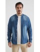 DN-J053-01 Chemise jean - Bleu foncé