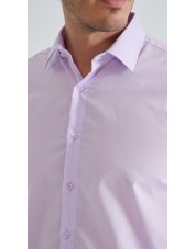 YE-224 Chemise parme confort fit